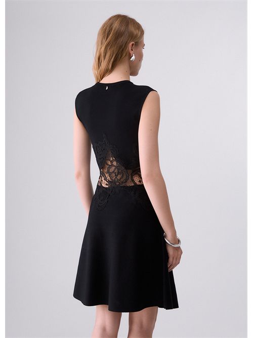 Abito in maglia con dettaglio in pizzo LIU JO | CF6005MS55N/22222